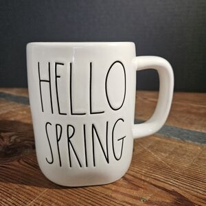 Rae Dunn Hello Spring Ceramic Mug - Inspirational Drinkware